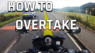 How To Overtake On A Motorcycle  Riding Tips 4 [upl. by Nahtiek408]