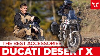 The BEST accessories for the Ducati DesertX [upl. by Arhna344]