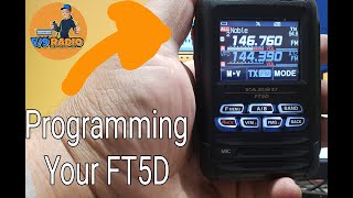 Programming Your FT5D yaesu FT5D YAESU hamradio hamharder [upl. by Ailey165]