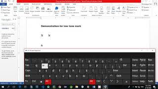 Add Yorùbá Tone marks to nasals M amp N using Microsoft Word [upl. by Hairaza]