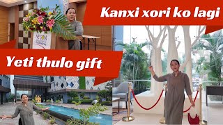 kANXI XORI KO LAGI YETİ THULO GIFT 🎁 🖤mayagurung9799 [upl. by Brest]