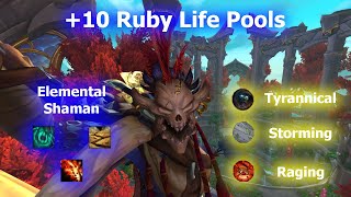 Lava Burst Spamming  Elemental Shaman PvE  WoW DF S4 [upl. by Bostow]