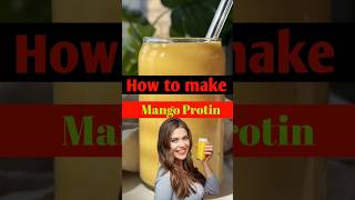 How to Make mango protein shorts cooking food streetfood chef [upl. by Neral]