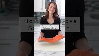 How To Remove Salmon Skin [upl. by Marvel]