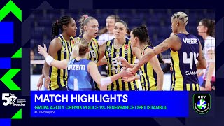 Highlights  Grupa Azoty Chemik POLICE vs Fenerbahce Opet ISTANBUL  CEV CL Volley 2023 [upl. by Htebizile]