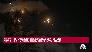 Iran launches missile attacks against Israel [upl. by Rrats]