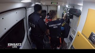 Einsatz Live Epileptischer Krampfanfall Überdosis  Wiener Rettung  Notarzt  Polizei Doku [upl. by Adlecirg413]