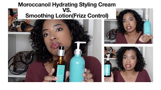 Morocanoil Styling Cream Vs Smoothing Lotion [upl. by Ayotaj]