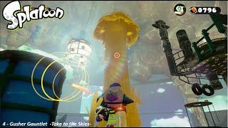 Splatoon Story Mode  4 Gusher Gauntlet  Take to the Skies [upl. by Leonid511]