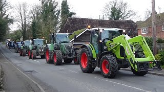 Romsey Young Farmers Tractor Run  Part 7  Through Stockbridge [upl. by Werby117]