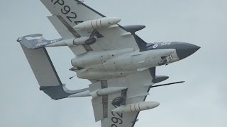 De Havilland DH110 Sea Vixen FAW2 flying Display at RNAS Yeovilton Air Day 2015 [upl. by Emiaj]