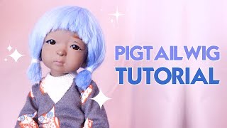 Pigtail Wig Tutorial [upl. by Fairlie]