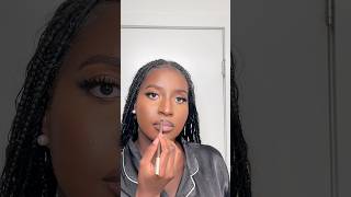 FENTY FIRST IMPRESSIONS PT 2 lipcombo fentybeauty darkskinmakeup [upl. by Latsyek316]