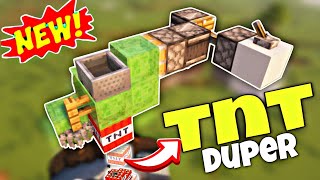 Minecraft 121  Easy Working Unlimited TNT Duper Glitch  Duplication Tutorial BedrockJava [upl. by Adamik]