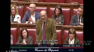 Alberto Bagnai Intervento dichiarazione di voto Sul DEF 24042024 [upl. by Evander941]