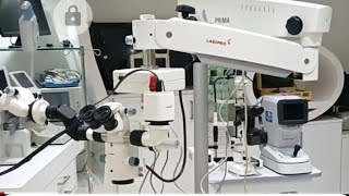 How Use Opthalmic Microscope XY Z AxisAssistant Tube amp Argue Head With Imagine System Labomed USA [upl. by Lirba940]