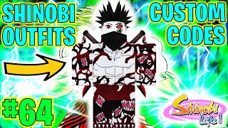 ⭐NEW SHINDO LIFE CUSTOM OUTFITS CODES 64  ROBLOX OUTFITS ID CODES⭐ [upl. by Rad426]