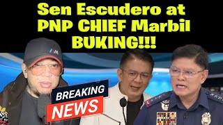 Sen Escudero at PNP CHIEF Marbil BUKING [upl. by Ahsyle977]