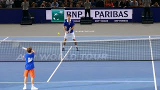 Novak Djokovic plays with a ballboy HD [upl. by Acilgna]