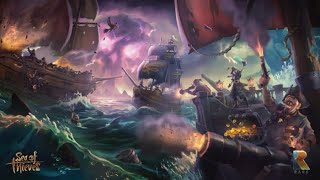 Sea of thieves EPIC Double Kraken FIGHT [upl. by Uzia]