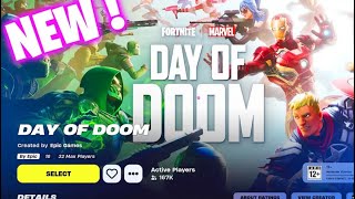 MY FIRST GAME IN NEW MARVEL LTM DAY OF DOOM viralvideo fortnite [upl. by Cowan130]