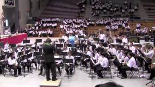 2009 Big Island Band Fest 110 Pantheon  Waiakea Intermediate [upl. by Olivann]