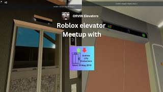 First Elevator meetup Hyundai elevator at Hyundai Tower roblox [upl. by Washburn591]