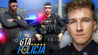 GTA V POLICJA 1  ZOSTAŁEM POLICJANTEM👮 [upl. by Feenah]