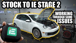 MK6 GTI Stock to IE Stage 2 Dyno Comparison [upl. by Tihor]