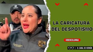 Sandra Cuevas la caricatura del despotismo  Hernán Gómez [upl. by Aleunam]