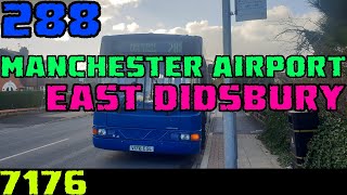 Route 288  Manchester Airport  East Didsbury  Via Hale  B10BLE [upl. by Einama]