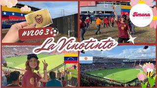 Vlog Viajando03  16hrs para ver a la Vinotinto 😱  Conocí a Messi [upl. by Annonyw]