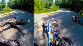 Motorcycle Crashes Road Rage amp Crazy Moments [upl. by Richarda]