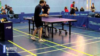 Paul Drinkhall vs Craig Bryant British League Table Tennis 2010 [upl. by Anecusa890]