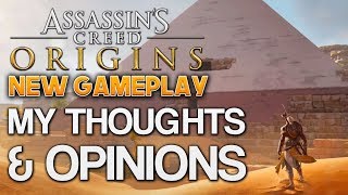 New Assassins Creed Origins GAMEPLAY Blew Me Away  Thoughts amp Reactions [upl. by Macnair380]