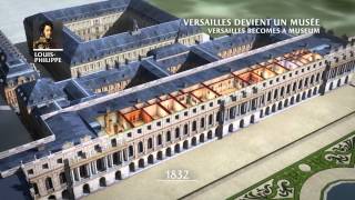 Reconstitution 3D lhistoire du château de Versailles après la révolution française [upl. by Ainex]