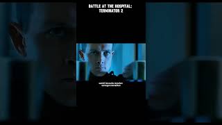 Battle at the Hospital Terminator 2 shorts movieclips shortsfilm filmscene terminator movie [upl. by Howe789]