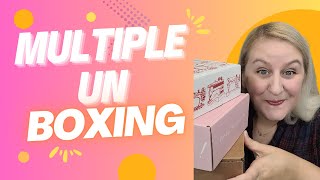 Massive Unboxing 3 Boxes and Advent Plans quilting unboxing sewing [upl. by Barolet]