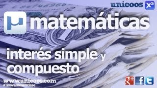 Interes Simple y Compuesto SECUNDARIA 3ºESO [upl. by Ianthe]