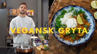 Supergod Vegansk Saffransgryta  Ris med sås [upl. by Bing588]