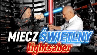 MIECZ ŚWIETLNY lightsaber gwiezdnewojny starwars szermierka Żmudzki na OSTRO [upl. by Sulakcin320]