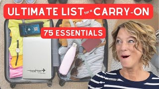 75 Packing List Travel Essentials [upl. by Yrohcaz]