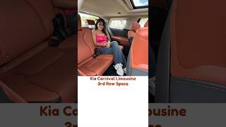 Kia Carnival Limousine Third row space [upl. by Rellia86]