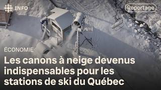 Linvestissement des stations de ski pour offrir des pentes enneigées [upl. by Ahcas58]