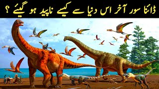 How Dinosaurs Disappeared From The World  History Of Dinosaurs In Urdu  Hindi [upl. by Carn]