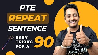 PTE Repeat Sentence Easy Tricks for a 90 Must Watch [upl. by Ruhtracam]