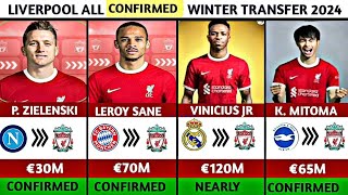 🚨 LIVERPOOL ALL AGREED CONFIRMED amp RUMOURS WINTER TRANSFER NEWS 2024 [upl. by Aihsekram]