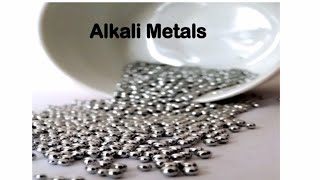 Characteristics of alkali metals [upl. by Mast990]