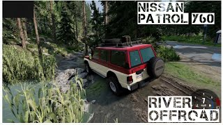 Nissan Patrol Y60 River Offroad  Nissan Patrol Y60 Extreme Offroad  Nissan Patrol Y60 Game [upl. by Fitzhugh]