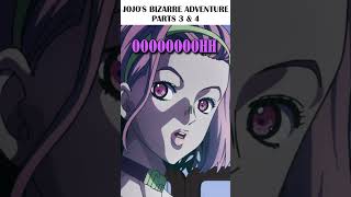 JJBA PARTS 3 amp 4 in a nutshell JJBA jojosbizzareadventure anime [upl. by Shriver]